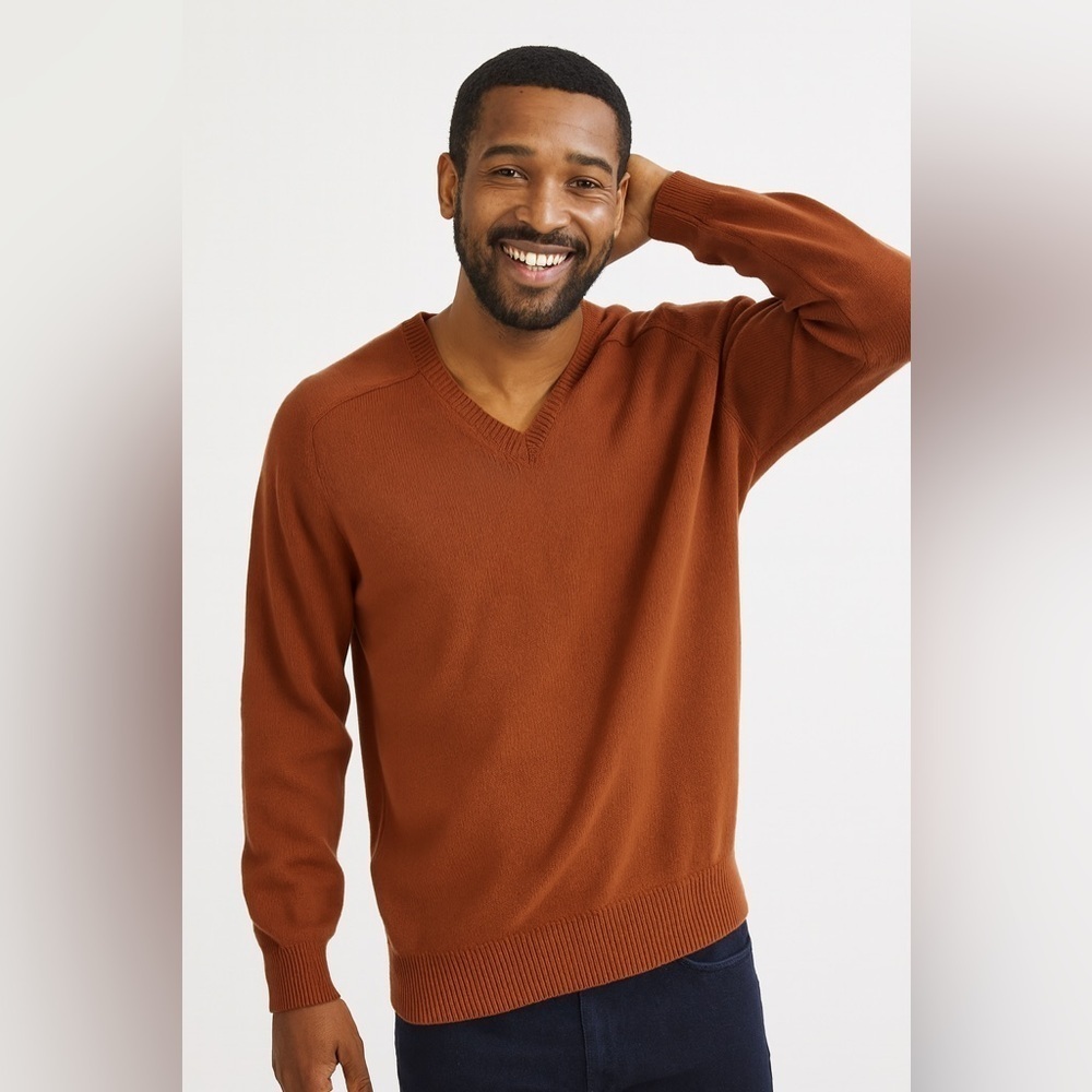 Lands’ End V-neck Drifter Sweater Size Large 42-44​​